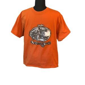 Bass Pro Shops Johnny Morris Burnt Orange T Shirt Men’s Size Medium